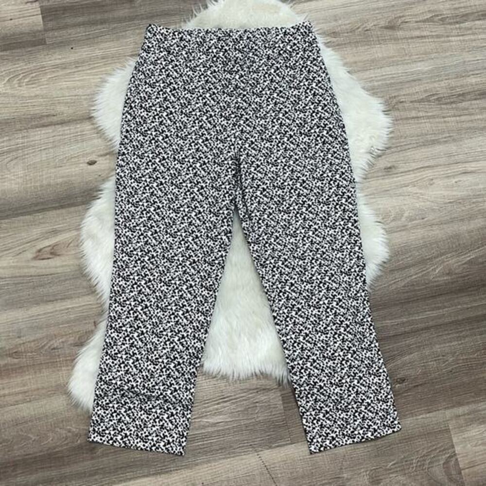 Hilary Radley Ladies' Pull On Ankle Pants M Print Size S Fits S/M